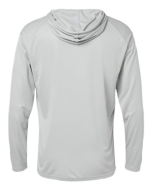 Unisex B-Core Hooded Long Sleeve T-Shirt - Silver