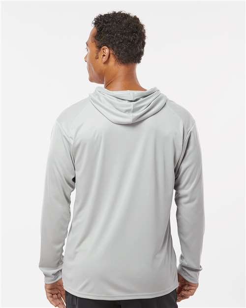 Unisex B-Core Hooded Long Sleeve T-Shirt - Silver