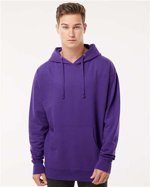 Unisex Midweight Hooded Sweatshirt - Purple