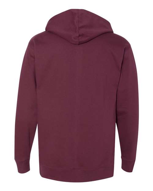 Unisex Midweight Hooded Sweatshirt - Maroon