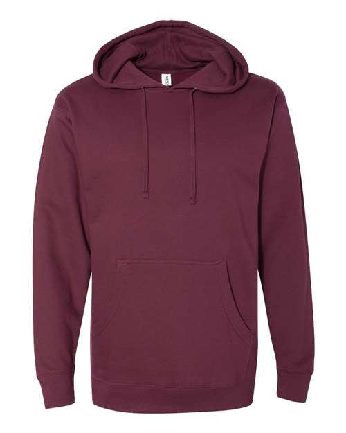 Unisex Midweight Hooded Sweatshirt - Maroon