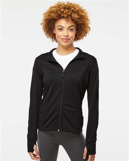 Women's Poly-Tech Full-Zip Track Jacket - Black