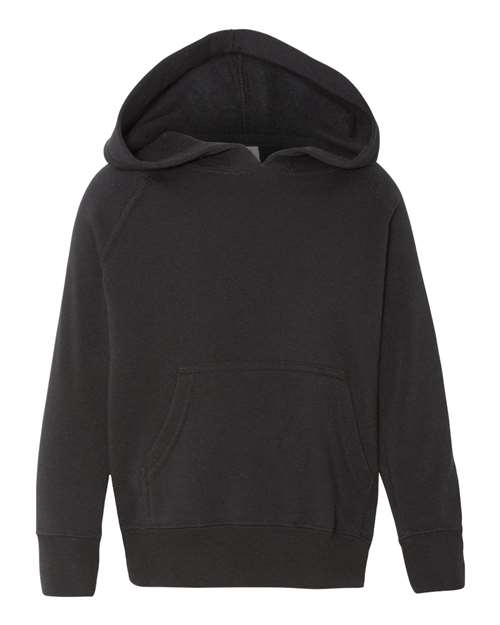 Toddler Special Blend Hooded Raglan Sweatshirt - Black