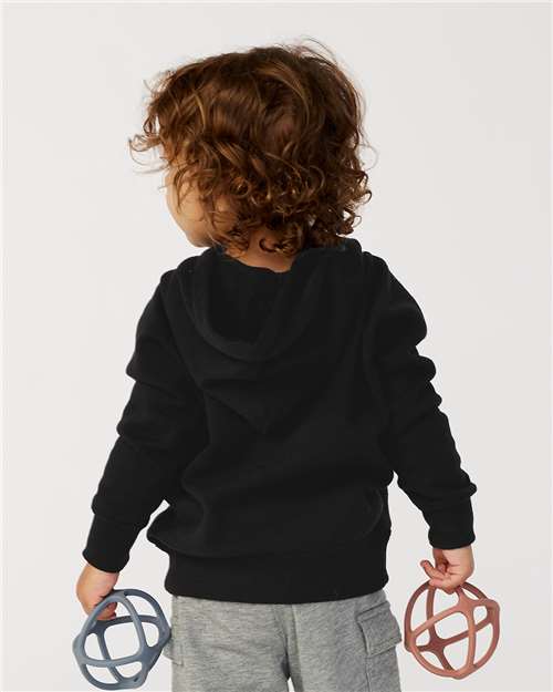 Toddler Special Blend Hooded Raglan Sweatshirt - Black