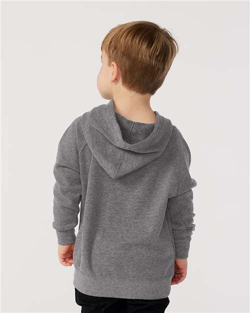 Toddler Special Blend Hooded Raglan Sweatshirt - Nickel