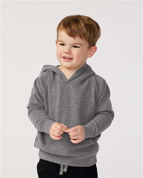Toddler Special Blend Hooded Raglan Sweatshirt - Nickel