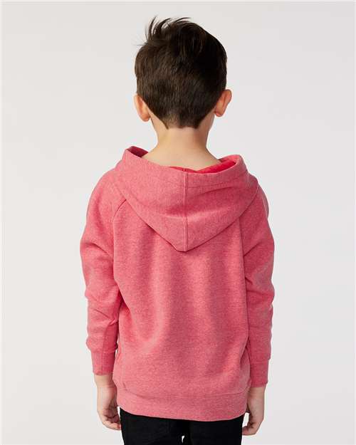 Toddler Special Blend Hooded Raglan Sweatshirt - Pomegranate
