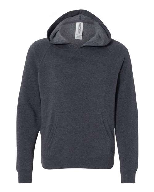Youth Lightweight Special Blend Raglan Hooded Sweatshirt - Midnight Navy