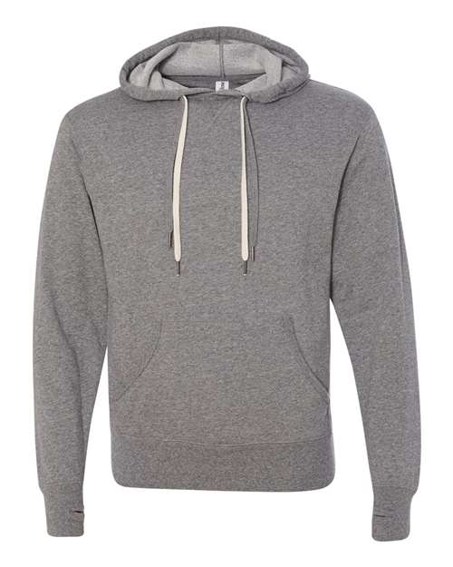 Unisex Midweight French Terry Hooded Sweatshirt - Salt & Pepper