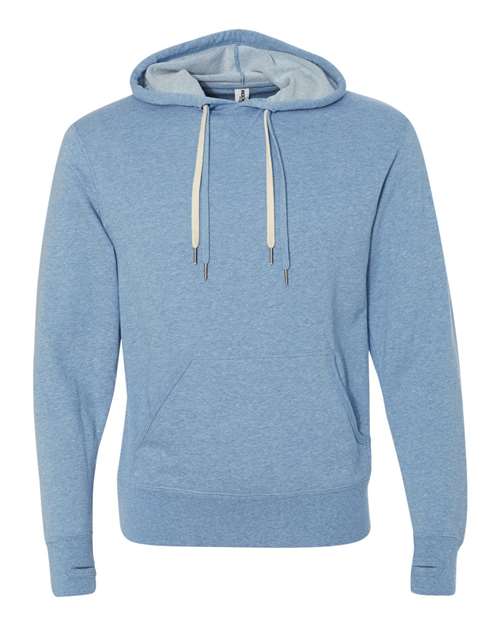 Unisex Midweight French Terry Hooded Sweatshirt - Sky Heather