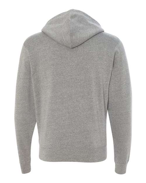 Men's Triblend Full-Zip Hooded Sweatshirt - Grey Triblend