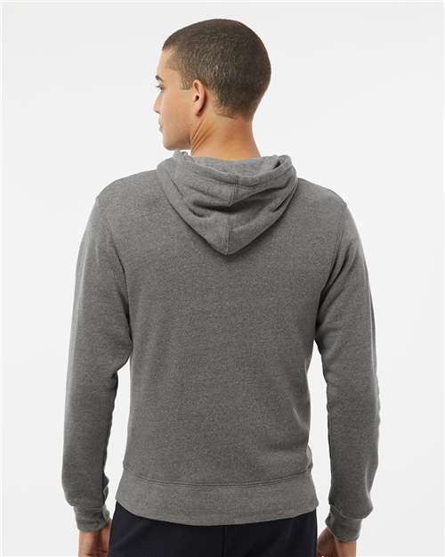 Men's Triblend Full-Zip Hooded Sweatshirt - Smoke Triblend