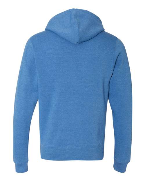 Men's Triblend Full-Zip Hooded Sweatshirt - Cool Royal Triblend