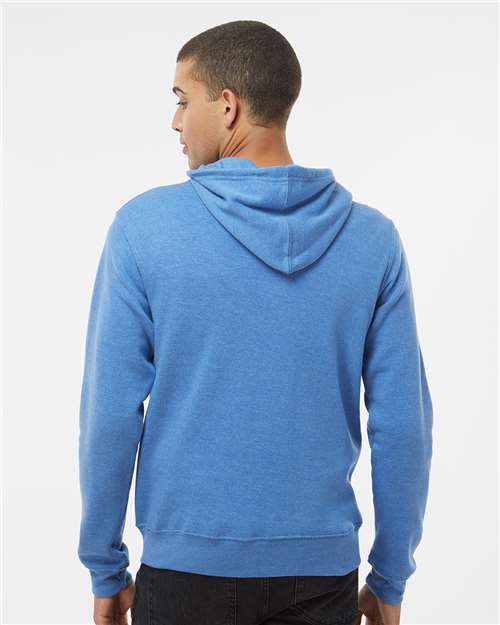 Men's Triblend Full-Zip Hooded Sweatshirt - Cool Royal Triblend