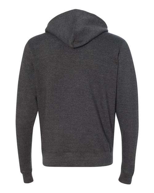 Men's Triblend Full-Zip Hooded Sweatshirt - Black Triblend