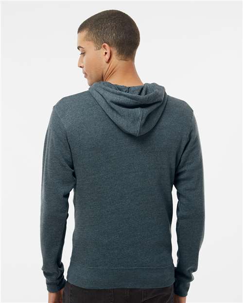 Men's Triblend Full-Zip Hooded Sweatshirt - Navy Triblend