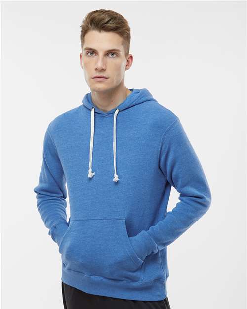 Men's Triblend Fleece Hooded Sweatshirt - Cool Royal Triblend