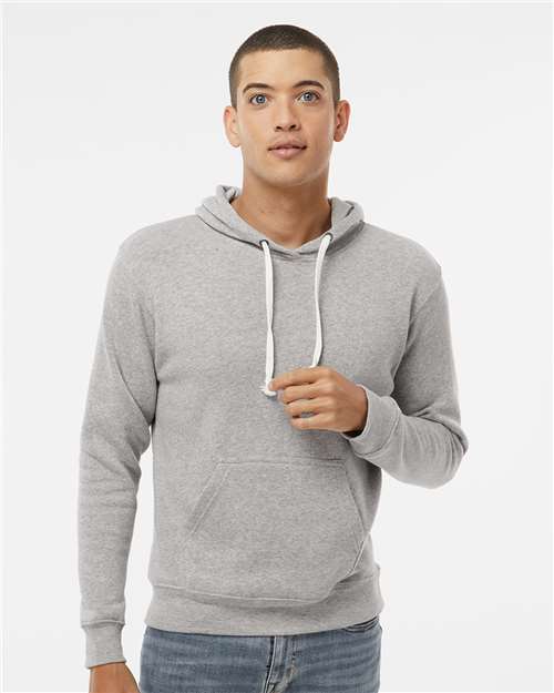 Men's Triblend Fleece Hooded Sweatshirt - Grey Triblend