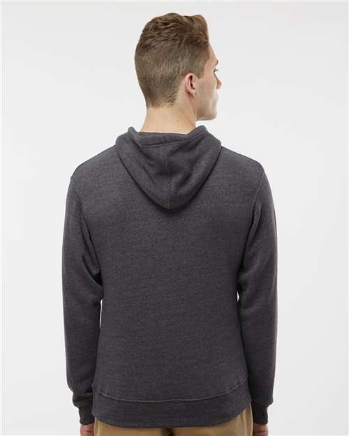 Men's Triblend Fleece Hooded Sweatshirt - Black Triblend
