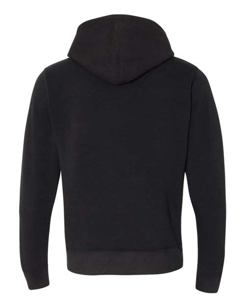 Men's Triblend Fleece Hooded Sweatshirt - Black Solid