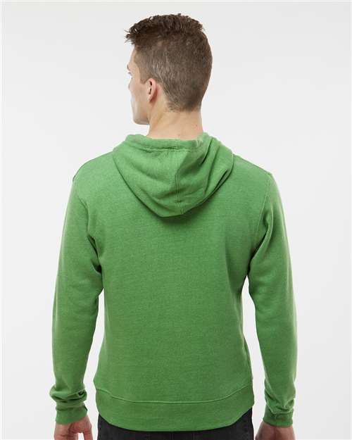 Men's Triblend Fleece Hooded Sweatshirt - Green Triblend