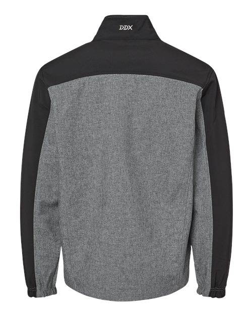 Men's Motion Soft Shell Jacket - Black Heather/ Black