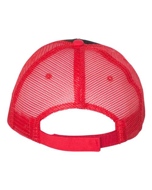 Sandwich Trucker Cap - Black/ Red