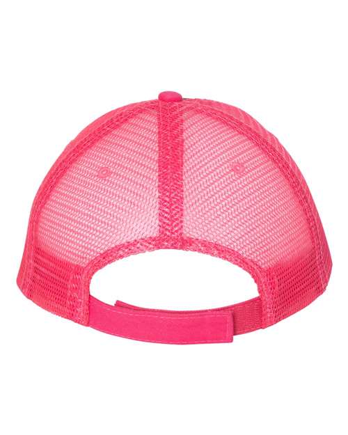 Sandwich Trucker Cap - Charcoal/ Neon Pink