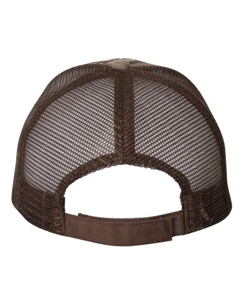 Licensed Camo Mesh Back Cap - Realtree AP/ Brown