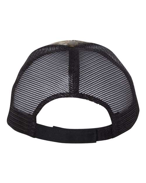Licensed Camo Mesh Back Cap - Realtree Hardwoods/ Black