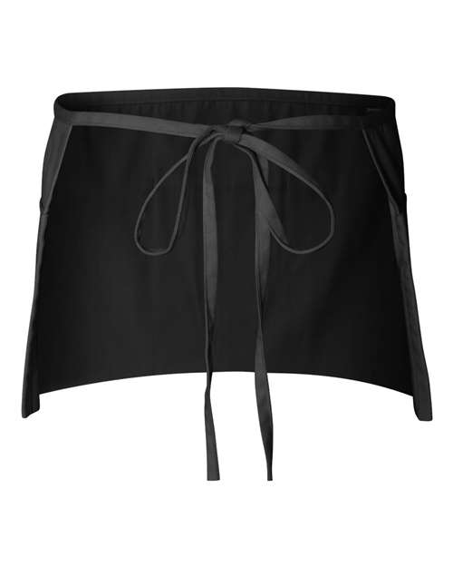 Waist Apron with Pockets - Black