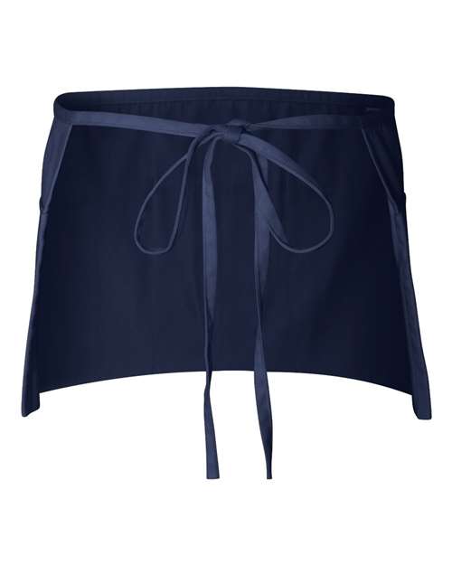 Waist Apron with Pockets - Navy