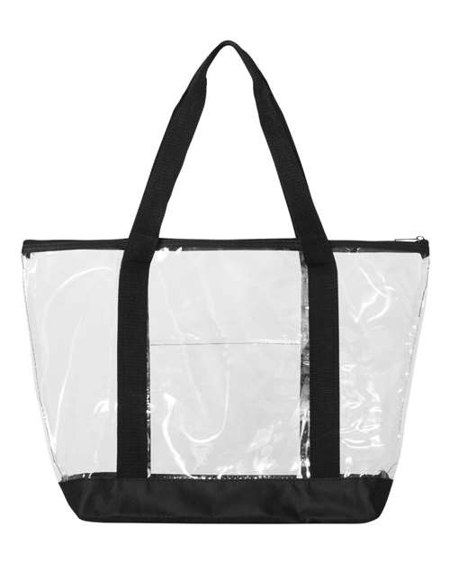 Clear Boat Tote - Black