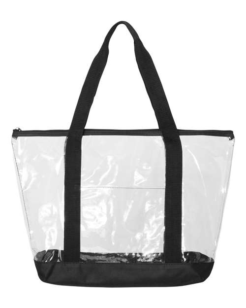 Clear Boat Tote - Black