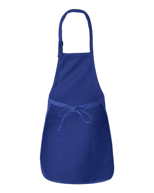 Full-Length Apron with Pockets - Royal