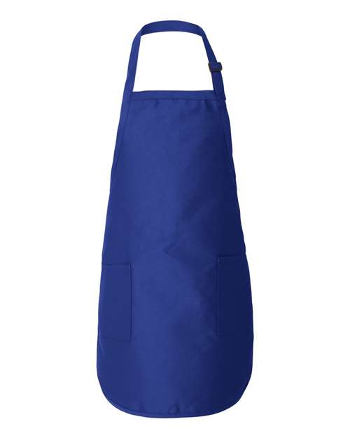 Full-Length Apron with Pockets - Royal