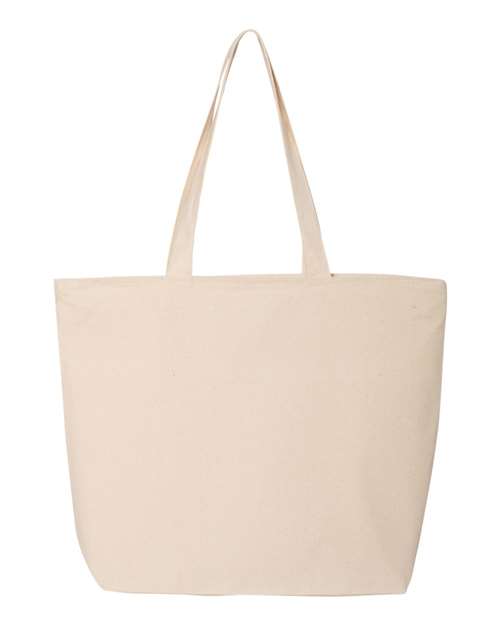 25L Zippered Tote - Natural