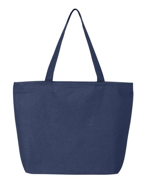 25L Zippered Tote - Navy