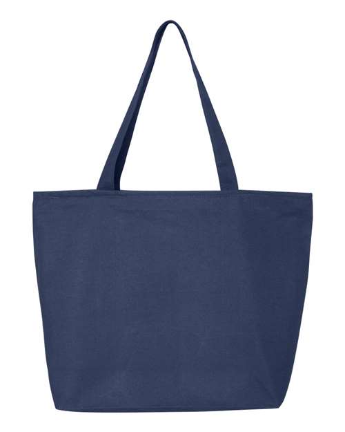 25L Zippered Tote - Navy