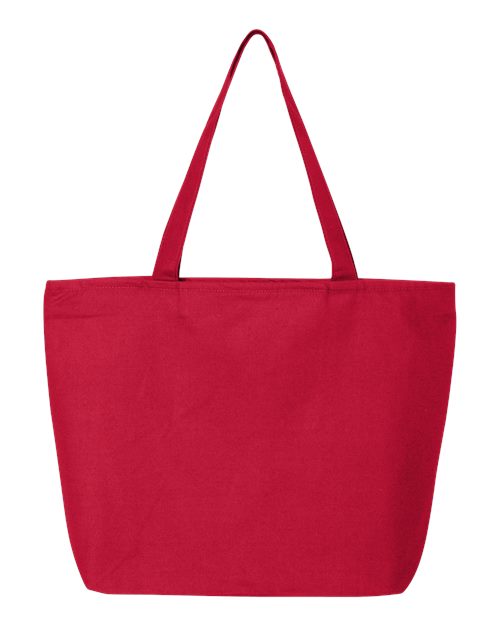 25L Zippered Tote - Red