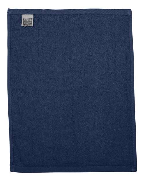 Hemmed Fingertip Towel - Navy