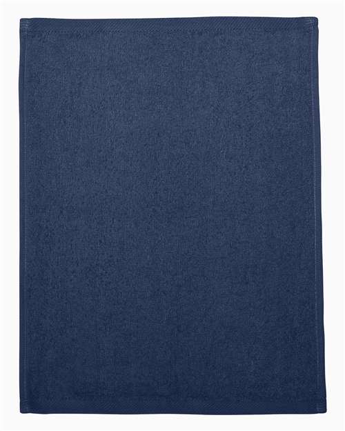Hemmed Fingertip Towel - Navy