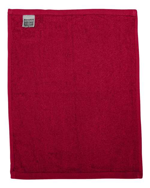 Hemmed Fingertip Towel - Red