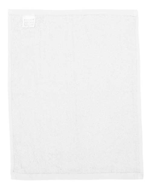 Hemmed Fingertip Towel - White