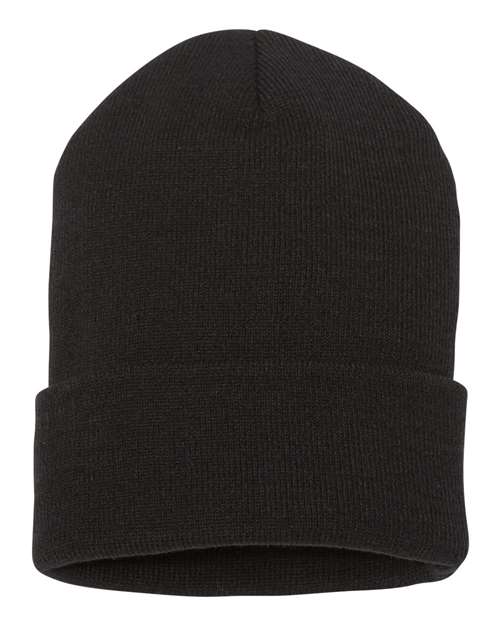 Cuffed Beanie - Black