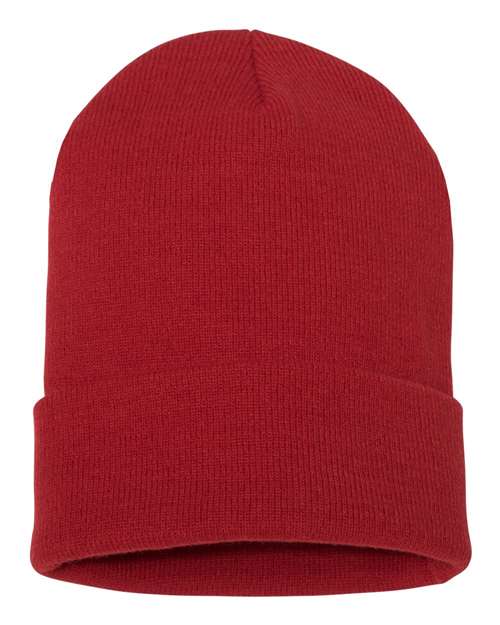 Cuffed Beanie - Red