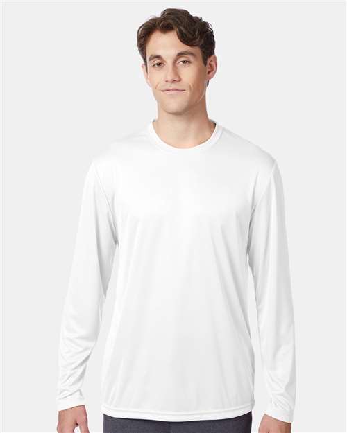 Unisex Cool DRI® Long Sleeve Performance T-Shirt - White