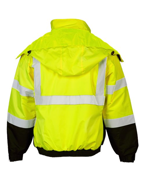 Unisex Economy Bomber Jacket - Lime