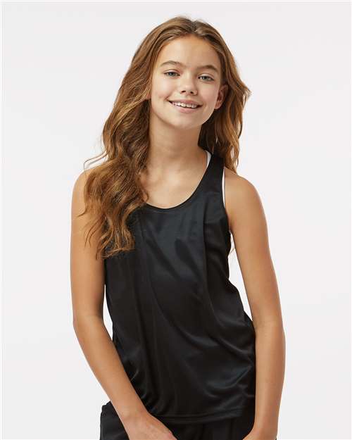 Girls’ B-Core Racerback Tank Top - Black