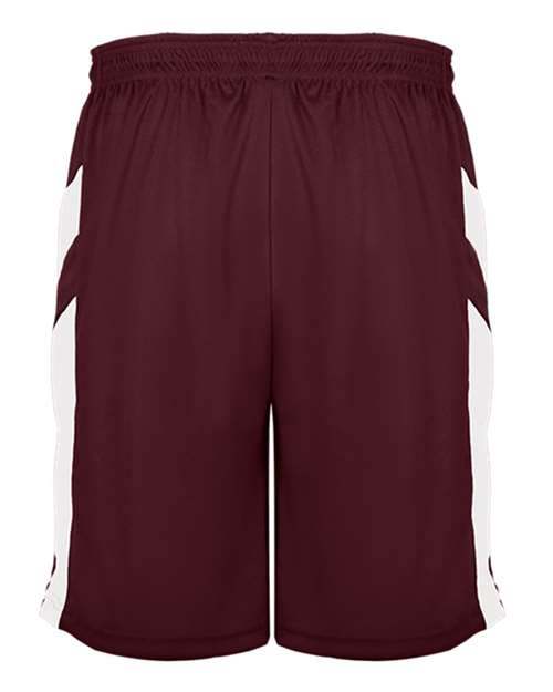 Maroon/ White